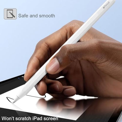 SIXFU 4 Pack Apple Pencil Compatible Tips Plastic White
