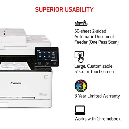 Canon MF656Cdw Color Laser Printer 1200 x 1200 dpi 22 ppm All-in-One