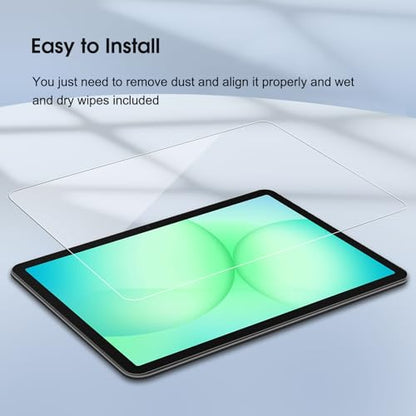 Qularlans 2 Pack Tempered Glass Screen Protector for Samsung Galaxy Tab A9 Plus 11 Inch 2023 SM-X210/X216/X218 & Tab A11 Plus 2025 SM-X230/X235/X236B 9H Hardness HD Clear Bubble-Free