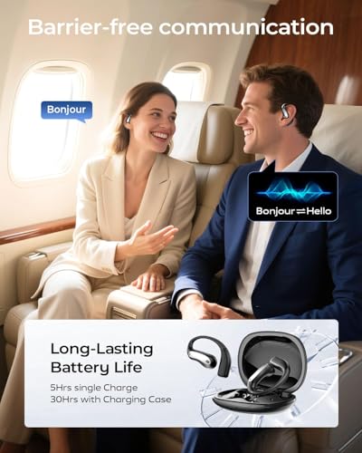 YYBNN In Ear AI Translation Earbuds Bluetooth 5.4 for Adults
