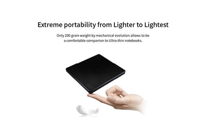 LG GP65NB78 External DVD Writer 8X +/-RW USB 2.0 M-DISC Compatible Black
