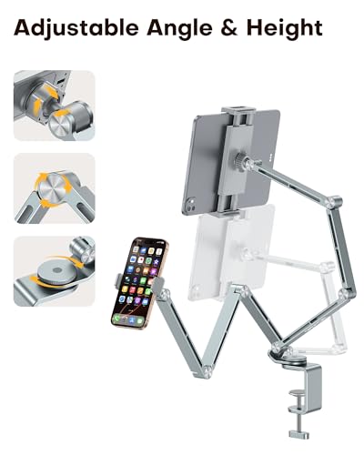 OMOTON 4.7-13 inch GH03 Tablet Arm Holder for Desk