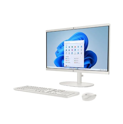 HP 22-DG00 21.45" FHD All-in-One Desktop, Intel Pentium N200, 8GB DDR4 RAM, 128GB SSD, Windows 11 Home, White