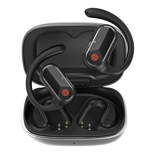 BUGANI B11 Wireless Headphones Bluetooth 5.4 Open Ear Noise Cancelling 50 Hours Playtime Waterproof