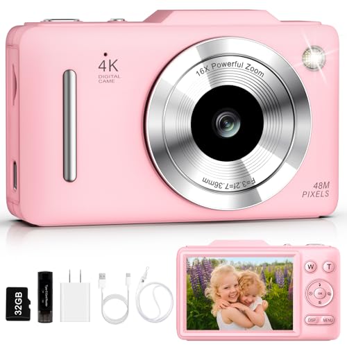 QUIOF 2.8inch F2 48MP 2160p CMOS Compact Digital Camera