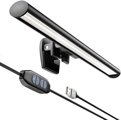 CATPOWER 0.8"D x 10.2"W x 0.8"H JD-A1 Lamp, Adjustable Color Temperature, Touch Control, Desktop Mount