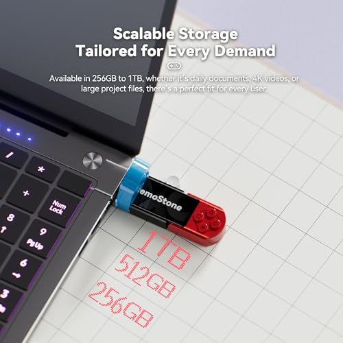 KingSpec 1TB US201 External SSD USB 3.0 Type C/Type A 1030MB/s Compact Solid State Drive