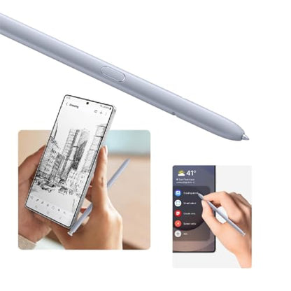 Qenw Stylus Pen for Galaxy S25 Ultra 4096 Levels Pressure Sensitivity Plastic Blue