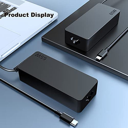 DECSZDY 65W USB Type-C Laptop Charger Model DL65200325