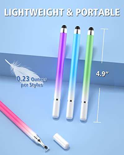 AmberVec 5 Count Stylus Pen Universal Capacitive Touch Screen Styluses