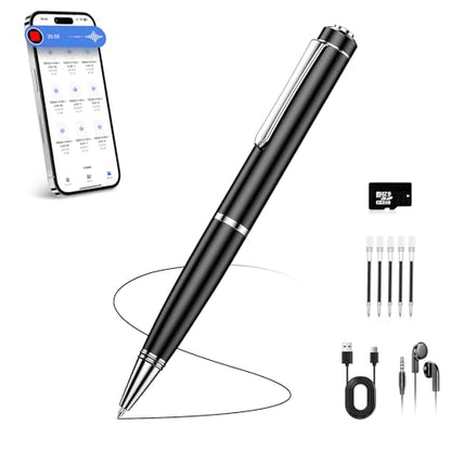 NinTaBro 64GB Digital Voice Recorder with Built-In Microphone and Voice Activation