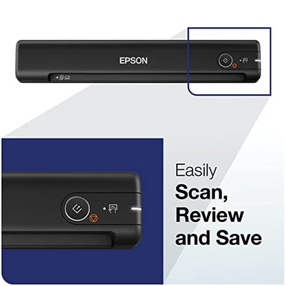 Epson 13.15" WorkForce ES-50 Document Scanner 1200 dpi USB 2.1W Portable