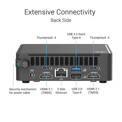 ASUS NUC 15 Pro Slim Mini PC RNUC15CRKC5063CU 3840x2160 16:9 LED