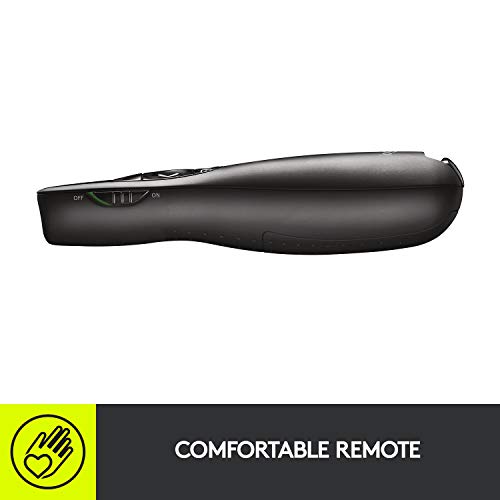 Logitech R400 Wireless Presenter 2.4GHz 50 Feet Red Laser Remote USB-A