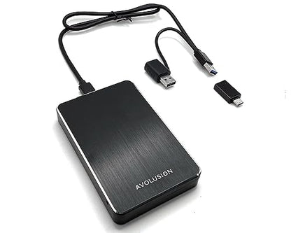 Avolusion M2 1TB External Hard Drive USB 3.0 7200 RPM 8MB Cache 2.5 Inch HDD
