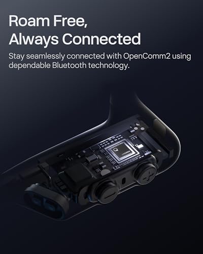 SHOKZ C120 OpenComm2 Open-Ear Bone Conduction Bluetooth Headset