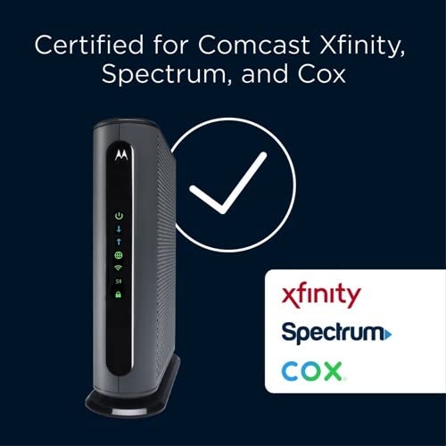 Motorola MG7550 16x4 DOCSIS 3.0 Cable Modem with Built-In AC1900 Dual Band Gigabit Router