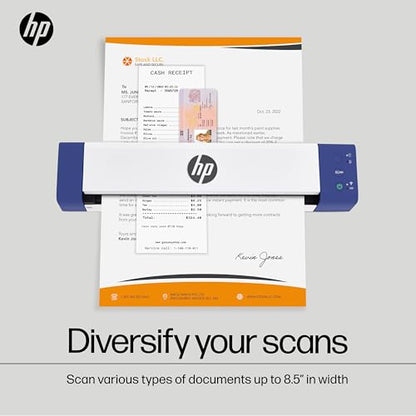 HP PS150 Portable Document Scanner 300 dpi Document USB Wireless