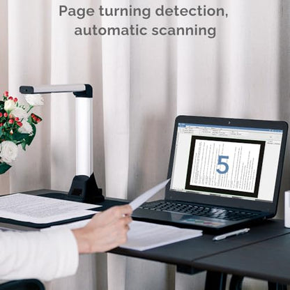 Kitnery A4 Document Camera D500 800 dpi USB Document Scanner