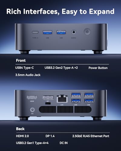 ACEMAGICIAN Mini PC M1 Intel Core i9-13900HK 32GB RAM 1TB SSD HDMI DisplayPort USB4 Windows 11 Pro
