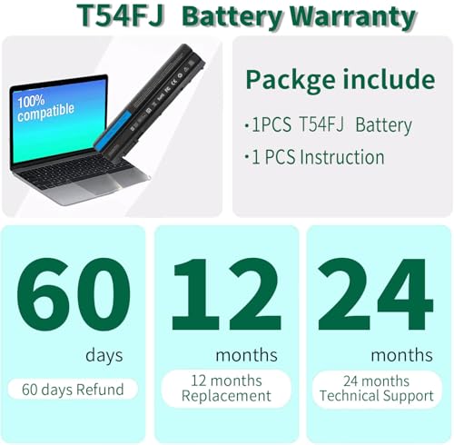 DMKAOLLK 60 Watt Hours WDX0R Lithium Polymer 1 A Battery for Dell Latitude E6420 E6430 E6520 E6530 E5420 E5530 Inspiron 17R 15R