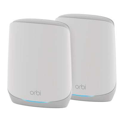 NETGEAR Orbi Whole Home Tri-Band WiFi 6 Mesh Network System (RBK752P) – Router with 1 Satellite Extender, Coverage up to 5,000 sq. ft., Supports 75 Devices, Maximum Data Transfer Rate 5.4 Gbps, 802.11ax