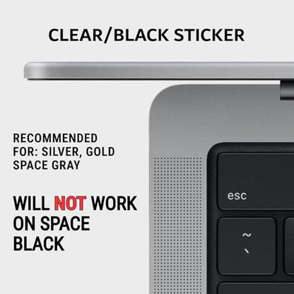 Synerlogic 3.25" x 3.25" SCS-M-CLEAR-W Waterproof Keyboard Shortcut Stickers - Military Theme, Clear Vinyl