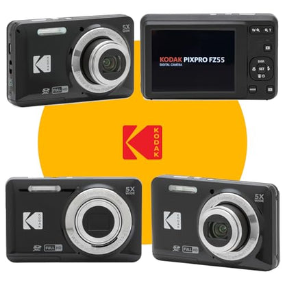 KODAK PIXPRO FZ55-K4 Compact Digital Camera 16MP 16:9 CMOS JPEG
