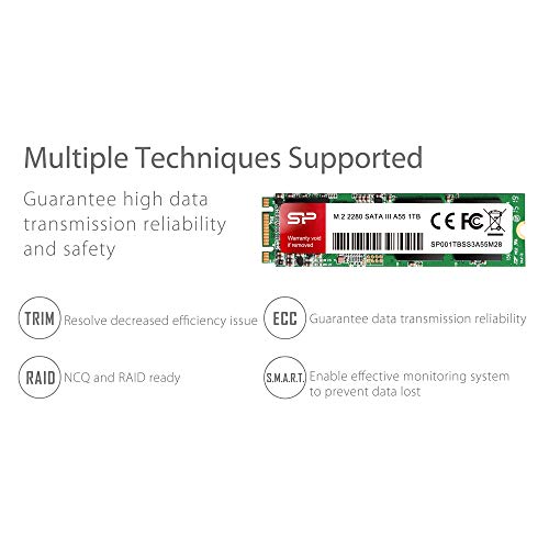 SP Silicon Power 1TB FBA-SU001TBSS3A55M28AB Solid State Drive M.2 SATA B+M Key