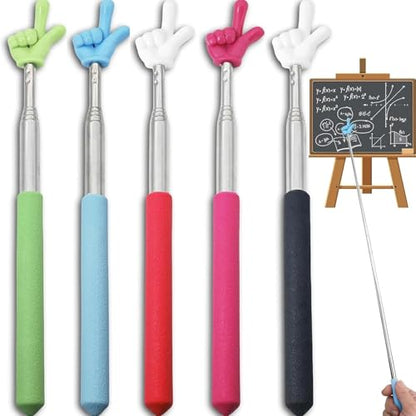 Kamwuld 5Pcs B0FCYQCZN7 Classroom Pointer Stick Teacher Supplies