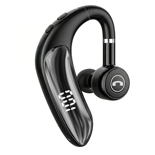 STUPIDYIN Bluetooth Headset V5.4, 23H Battery Life, Wireless Earbud for Phone Calls and Music, Touch Control, In-Ear Earpiece with Mic