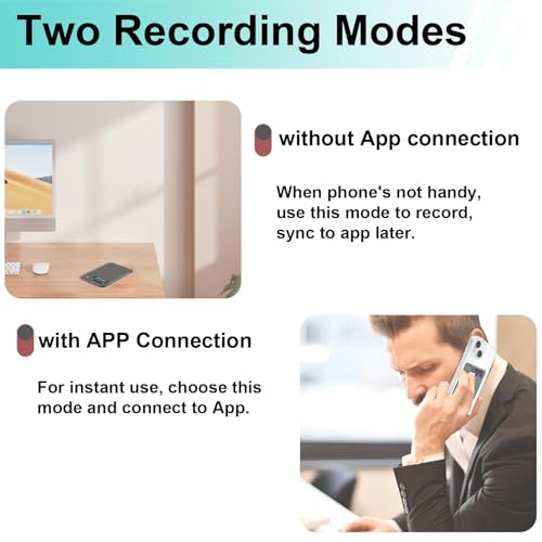 Powate 1.5 Inches VO122 Digital Voice Recorder with 64 GB Memory Storage Capacity