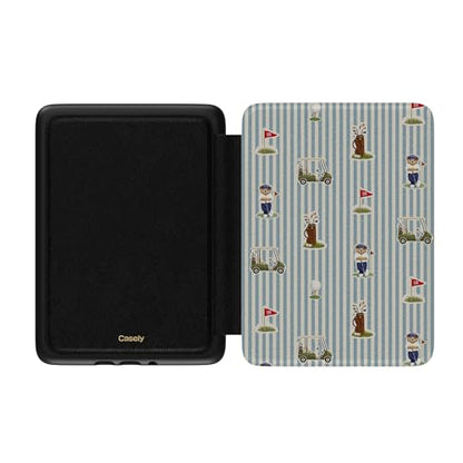 Casely 7-Inch Kindle Case Clubhouse The Caddie Print Compatible with Kindle Colorsoft and Kindle Paperwhite 12th Gen 2024 Models