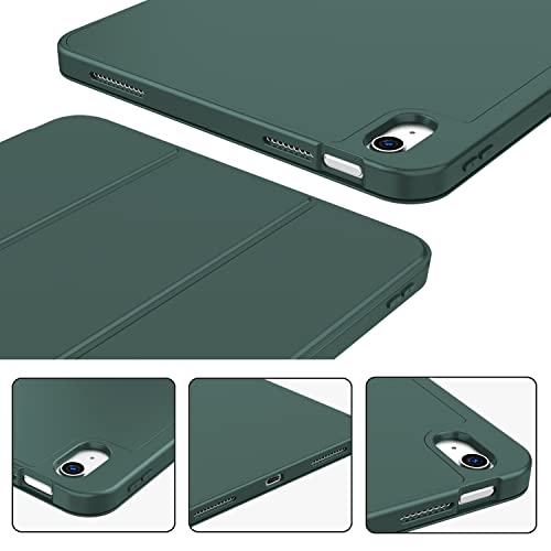 ZryXal iPad 11-inch Case A3354 A3355 A3356 A2696 A2757 A2777 Cover New Midnight Green