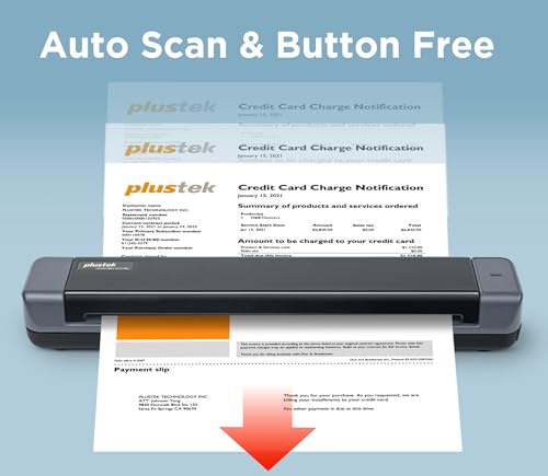 Plustek 1.6"x11.7" S410 Plus 600dpi Document Scanner