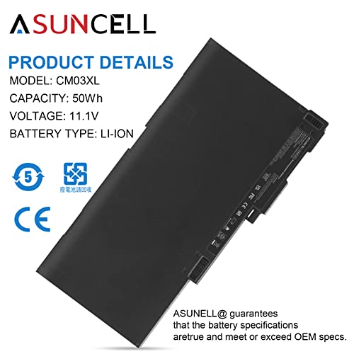 ASUNCELL CM03 11.1V 4000mAh Lithium-Ion Laptop Battery