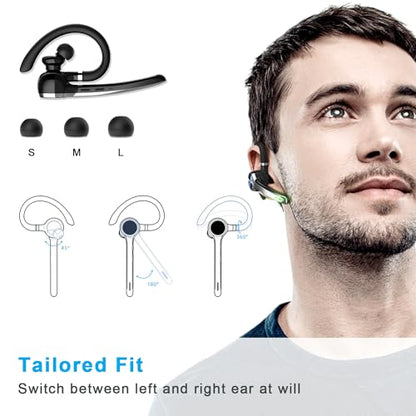 HEIBAS Wireless Bluetooth Earpiece G7 5.1 Connectivity 10m Range In-Ear Headset