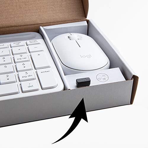 Logitech MK470 Slim Wireless Keyboard and Mouse Combo - Model 920-009437 - USB Connectivity - Optical Movement Detection - QWERTY Layout - Compatible with Windows 7, 10, 11 - Graphite