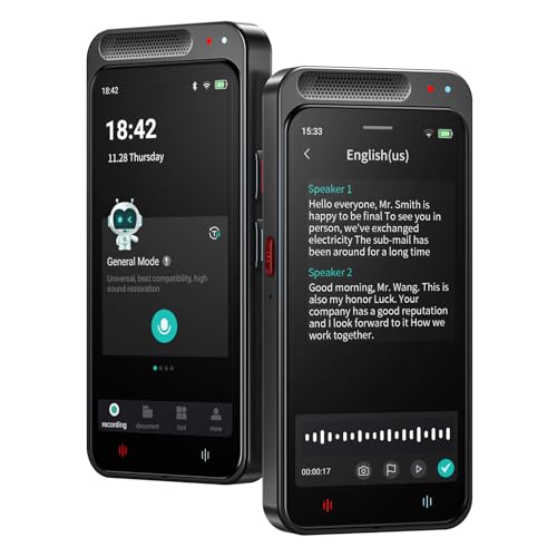 HUREWA 80GB M3 USB AI Voice Recorder with Inbuilt Microphone
