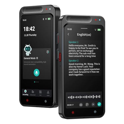 HUREWA 80GB M3 USB AI Voice Recorder with Inbuilt Microphone