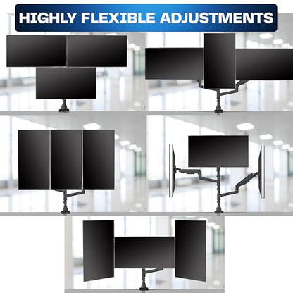 VIVO 49 Inch STAND-V300D Tabletop Mount Articulating Monitor Arm