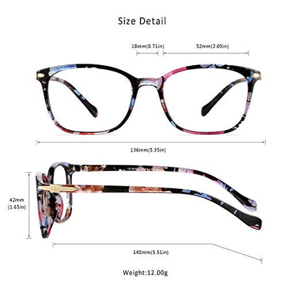 LifeArt 1 Count AU_Nola_C8 Light Blocking Reading Glasses