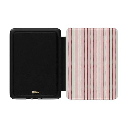 Casely 7" Kindle Case Compatible with 7" Kindle Colorsoft and 7" Kindle Paperwhite - Blush Stripes