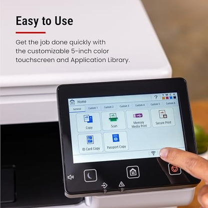 Canon Color imageCLASS MF665Cdw Laser Printer, 600 x 600 dpi, 26 ppm, All-in-One