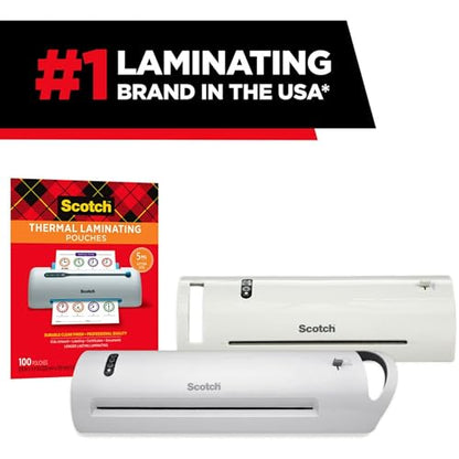 Scotch 5 Mil Thermal Laminating Pouches, 2.32 x 3.70-Inches, Business Card Size, 100-Pack (TP5851-100)