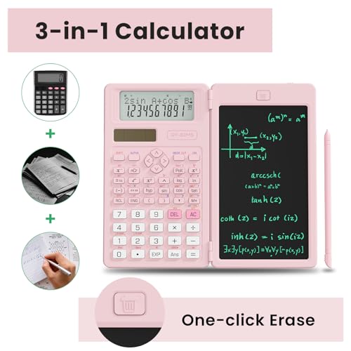 ROATEE 6.5 Inches AB0614 LCD Dual Power Engineering/Scientific Calculator