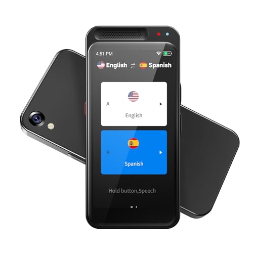 FLTIDUNDI Language Translator Device 5.71 x 3.46 x 1.57 inches 6.7 ounces Offline & Online Translation