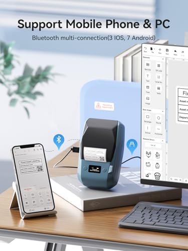NIIMBOT M2 0.76kg Bluetooth Thermal Printer 300dpi Monochrome Label Maker