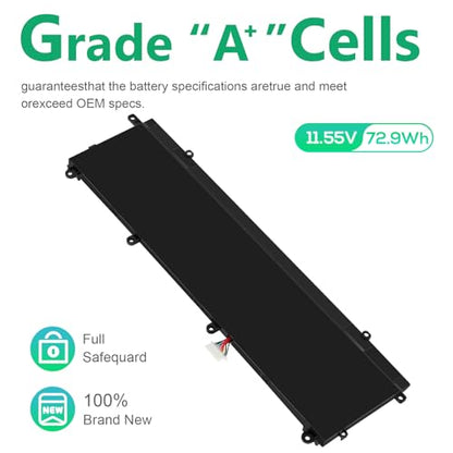 Futurebatt BN06XL 11.55V Lithium Polymer Battery for HP Spectre X360 Series Laptops