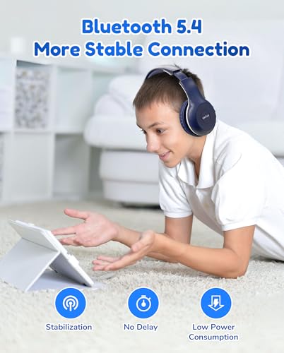 EarFun On-Ear Wired and Wireless Kids Headphones K2 Bluetooth 5.4 40mm Stereo